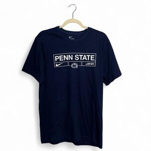NWT Nike Penn State Nittany Lions Football Navy Blue Short Sleeve Shirt Medium